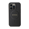Guess Saffiano MagSafe - Tasche für iPhone 14 Pro (schwarz)
