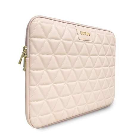 Guess Quilted Computer Sleeve - 13" Notebook Case (pink)