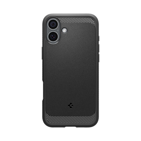 Spigen Rugged Armor MagSafe - Gehäuse für iPhone 16 (Schwarz matt)