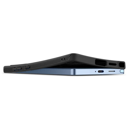 Spigen Liquid Air - tok Samsung Galaxy S25 Ultra (matt fekete)