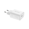 Chargeur de voyage USB-C Crong - Chargeur secteur USB-C Power Delivery 20W (blanc)