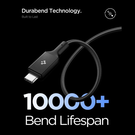 Spigen EB10010CC Essential - USB-C to USB-C PD Cable 100W 1m (Black)