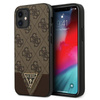 Guess 4G Triangle Collection - iPhone 12 mini case (brown)