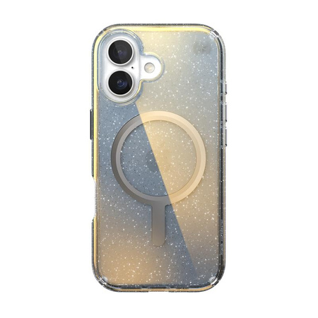 Speck Presidio Lux MagSafe - iPhone 17 Tasche (Hyper Mirror Glitter / Silber Metallic)