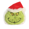 Grinch - Plyšová hračka / polštář Grinch v kostýmu Santa Clause 25 cm z kolekce Spudsters