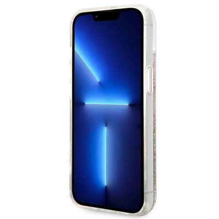 Guess Liquid Glitter Paisley - Case for iPhone 14 Plus(gold)