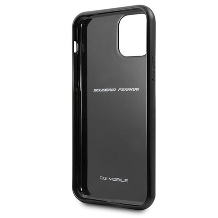 Ferrari Real Carbon Heritage - iPhone 11 Pro tok (fekete)
