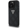 Guess Hot Stamp 4G Pattern Triangle Metal Logo - Case for iPhone 16 Pro Max (black)