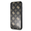 Guess Double Layer Glitter Case Peony G - iPhone Xs / X Case (Schwarz)