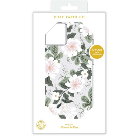 Rifle Paper Clear - pouzdro pro iPhone 14 Plus (Willow)