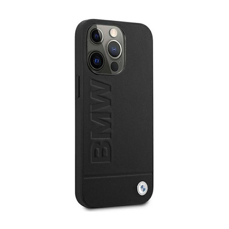 BMW aláírás logó lenyomat - iPhone 13 Pro Max tok (fekete)
