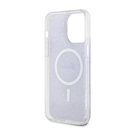 Guess 4G MagSafe - Étui pour iPhone 14 Pro Max (violet)