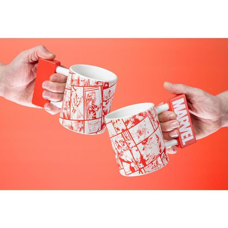 Marvel - Keramický hrnek měnící barvu 400 ml