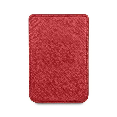Guess Brieftasche Kartenschlitz MagSafe Saffiano - Magnetische Brieftasche (rot)