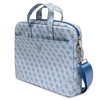 Guess Saffiano 4G Triangle Logo Computer Tasche - 16" Notebook Tasche (blau)