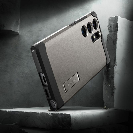 Spigen Tough Armor - Gehäuse für Samsung Galaxy S24 Ultra (Gunmetal)