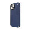 Speck Presidio2 Grip - Coque iPhone 16e / iPhone 15 / iPhone 14 / iPhone 13 (Bleu côtier / Gris poussière / Blanc)