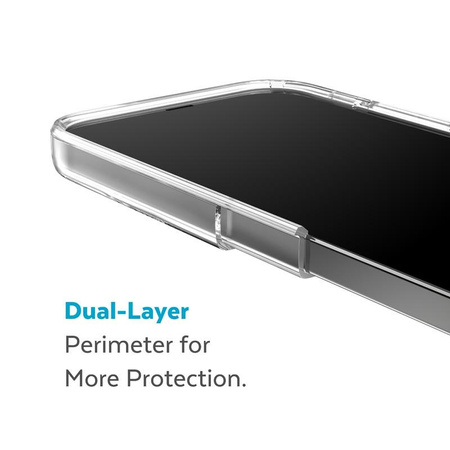 Speck Gemshell + MagSafe - pouzdro pro iPhone 14 / iPhone 13 s polovičním MICROBANem (čiré)