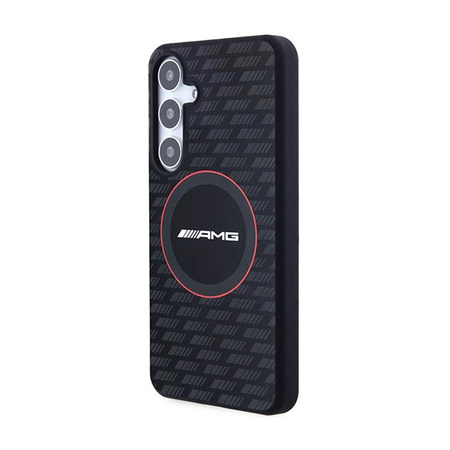 AMG Silicone Carbon Pattern MagSafe - Samsung Galaxy S24+ Case (black)