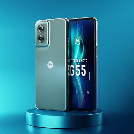 3mk čiré pouzdro - pouzdro pro Motorola Moto G55 5G (průhledné)