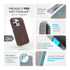 Speck Presidio2 Pro ClickLock & MagSafe - iPhone 15 Pro Case (New Planet/Clay Tan)