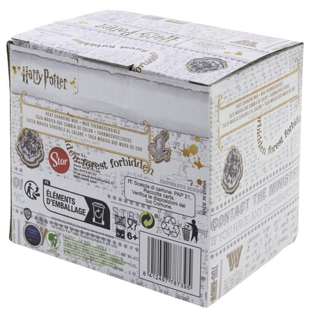 Harry Potter - Mug en céramique à couleurs changeantes dans un coffret cadeau 325ml