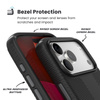 Speck Presidio2 Grip MagSafe - iPhone 17 Pro Max Case (Black / Slate Grey / White)