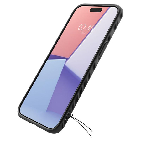 Spigen Liquid Air - Schutzhülle für iPhone 15 Pro Max (Mattschwarz)