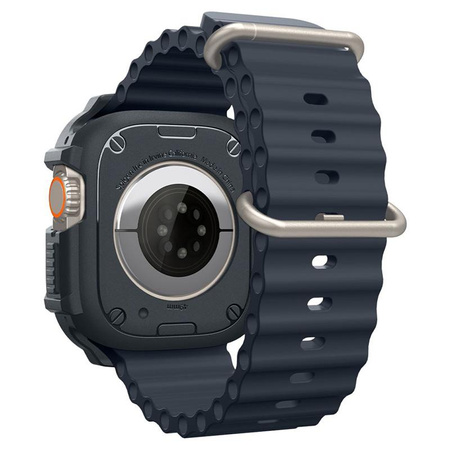 Spigen Rugged Armor - Pouzdro pro Apple Watch Ultra 1/2 49 mm (Tmavě šedé)