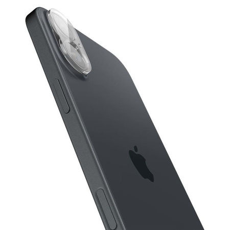 Spigen Optik GLAS.TR Camera Protector 2-Pack - Verre de protection pour iPhone 16 / 16 Plus (2 pcs) (Transparent)