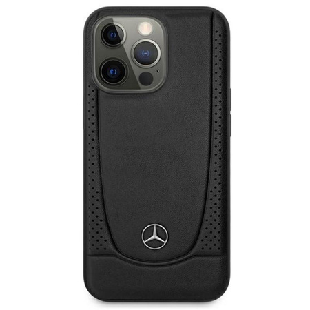 Mercedes Leather Urban Line - iPhone 13 Pro Max Case (black)