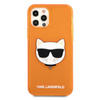Karl Lagerfeld Choupette Head - iPhone 12 / iPhone 12 Pro Tasche (fluo orange)