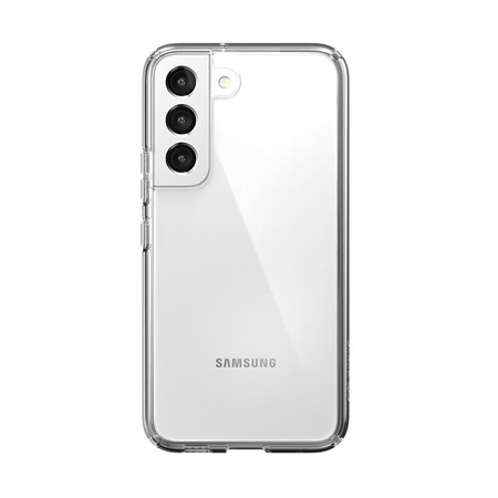 Speck Presidio Perfect-Clear - Samsung Galaxy S22 Gehäuse mit MICROBAN Beschichtung (Klar/Klar)