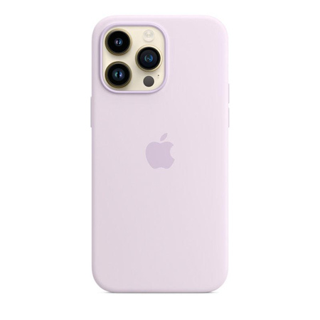 Apple szilikon tok - Szilikon tok MagSafe-rel iPhone 14 Pro Max készülékhez (lila)