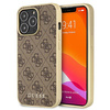 Pouzdro Guess 4G Collection MagSafe - iPhone 13 Pro (hnědé)