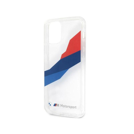 BMW Motorsport Tricolor - tok iPhone 12 Pro Max készülékhez (átlátszó)