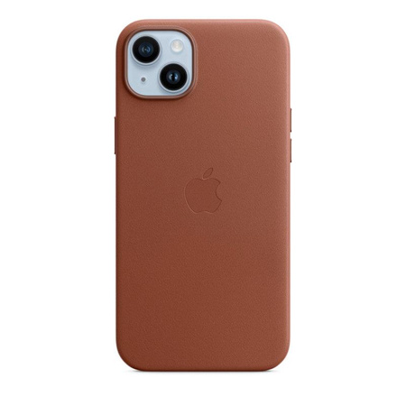 Apple Ledertasche - Ledertasche mit MagSafe für iPhone 14 Plus (umbra)