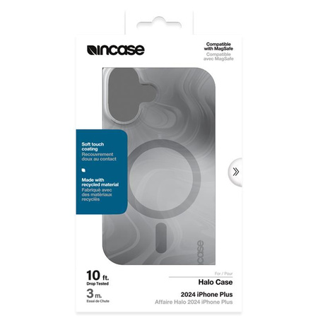 Incase Halo Case MagSafe - Case iPhone 16 Plus (Oil Slick Smoke)