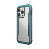 X-Doria Raptic Shield - Coque aluminium pour iPhone 14 Pro (Chute testée 3m) (Iridescent)