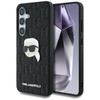 Karl Lagerfeld Leather Monogram Pin Logo Karl Head - Etui Samsung Galaxy S25 (noir)