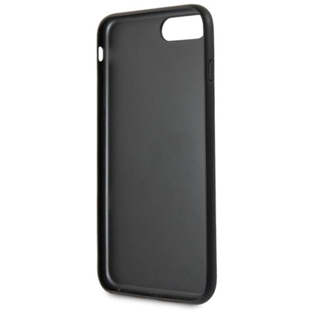 Karl Lagerfeld dombornyomott tok Karl & Choupette - iPhone 8 Plus / 7 Plus tok (fekete)