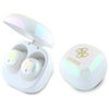 Guess 4G nyomtatott logó - TWS Bluetooth fejhallgató + töltőtáska (fehér)