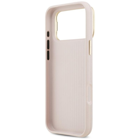 ETUI DO IPHONE 17 PRO MAX GUESS ORYGINALNE RÓŻOWE Z PODSTAWKĄ MODNE CASE