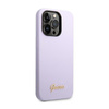 Guess Silicone Vintage - Case for iPhone 14 Pro (Purple)