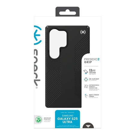 Speck Presidio2 Grip - Étui Samsung Galaxy S25 Ultra (Noir/Gris ardoise/Blanc)