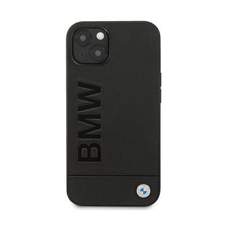 BMW Signature Logo Imprint - Coque pour iPhone 13 (Noir)