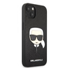 Karl Lagerfeld Saffiano Ikonik Karl`s Head - iPhone 13 tok (fekete)