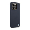 BMW Liquid Silicone Case Metal Logo MagSafe - pouzdro pro iPhone 14 Pro (Navy Blue)
