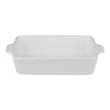 Alpina - Pirofila rettangolare in ceramica 28x18x6 cm (bianca)