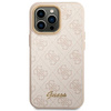 Guess 4G Metal Camera Outline Case - pouzdro pro iPhone 14 Pro (růžové)